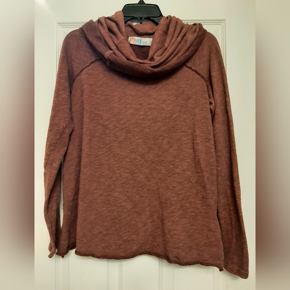 Free People FP BEACH two body cowl neck sweater S/M
